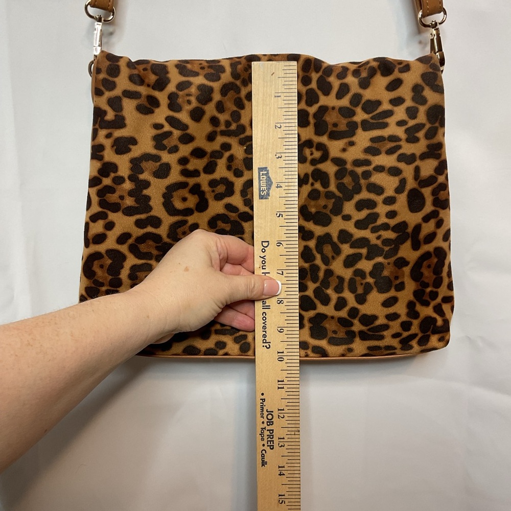KAARI blue brown and leopard purse - Picture 6 of 10